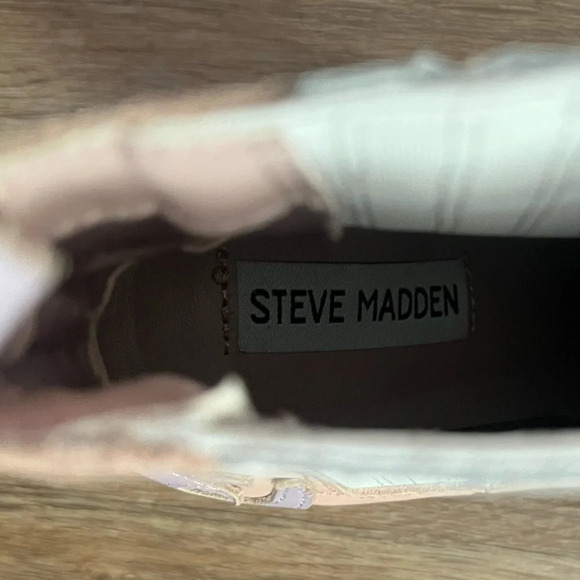 NEW Steve Madden Western Trim Boot Cowgirl Cowboy Pink Purple Women 6 NWOT Boho - Picture 5 of 10